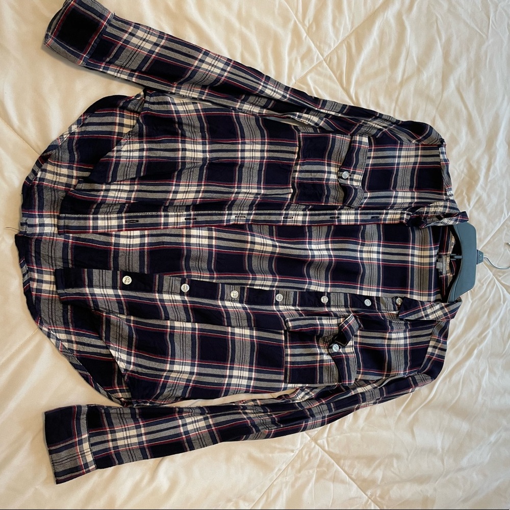 Blue flannel
